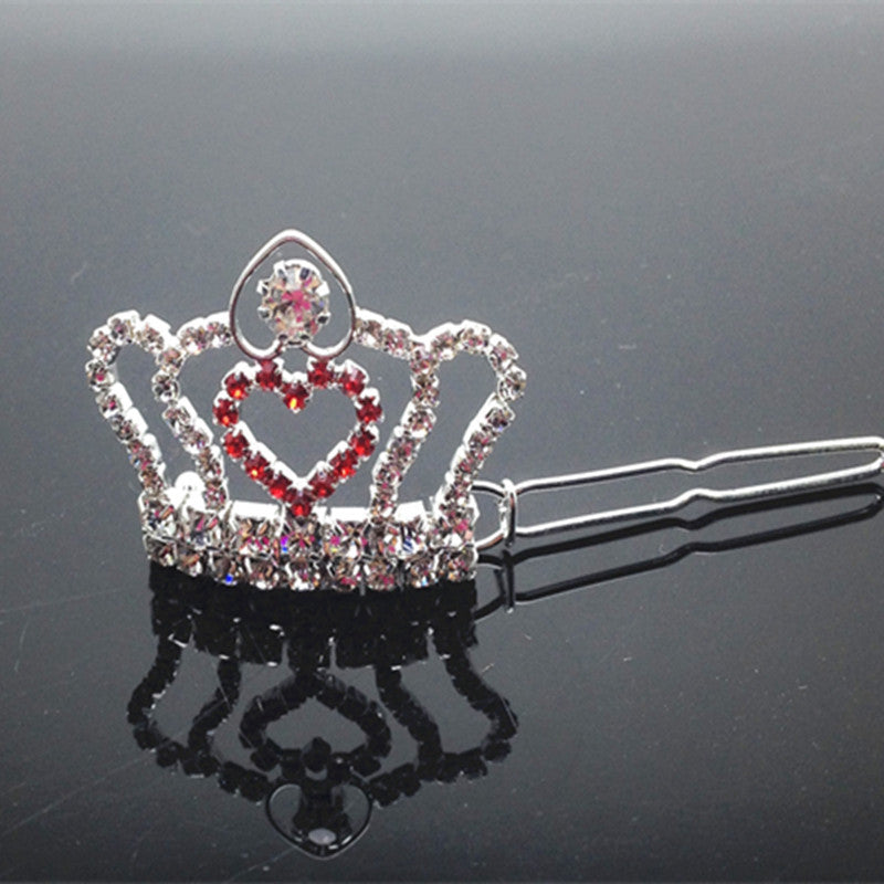 Strass Petites Barrettes de la Couronne Chiens et Cats Fournitures