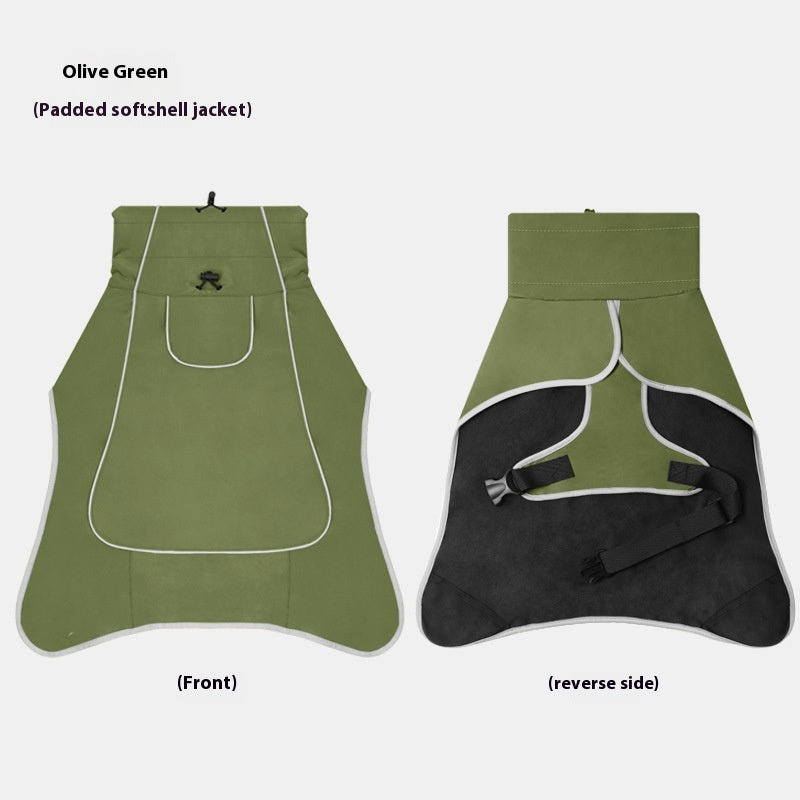 Veste de coquille de chien étanche Et des vêtements à double usage imperméables