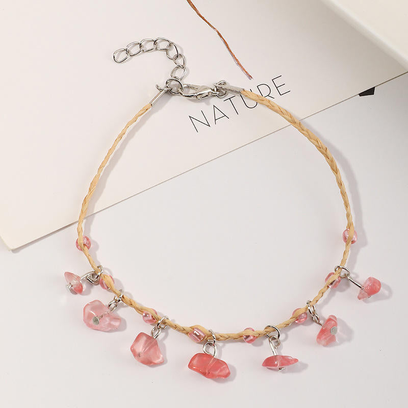 Bracelet de galets de Raffia