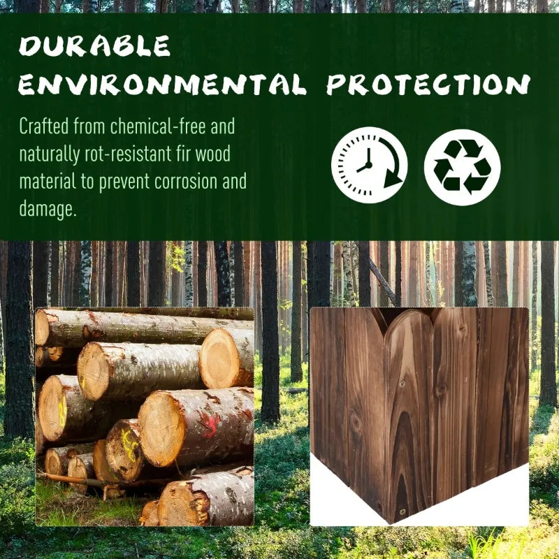 Coffret de planteur surélevé en bois