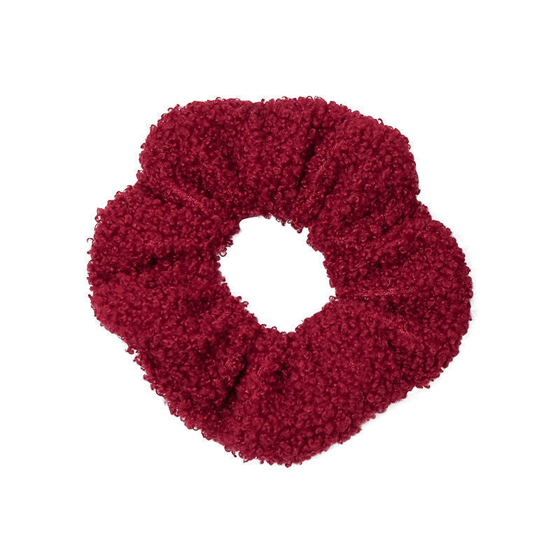 Autumn And Winter Plush Large Intestine Hair Ring Internet Celebrity Lamb Hair Ring Coréen