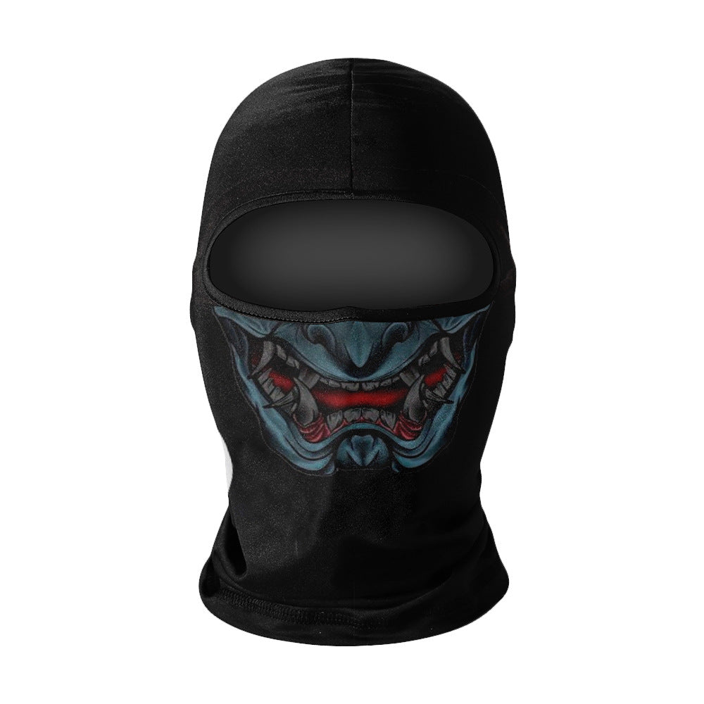 Summer Breathable Full Face Outdoor Protection solaire Séchage rapide Ice Silk Headgear