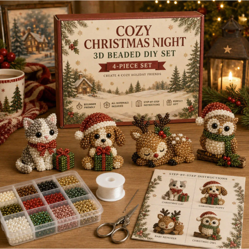 3D Perles Icônes de Noël Kit de bricolage