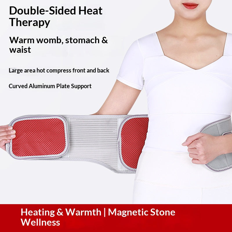 Dual Sided Heating Waist Support Ceinture Lombaire Protection pour le fitness sportif et le bas du dos
