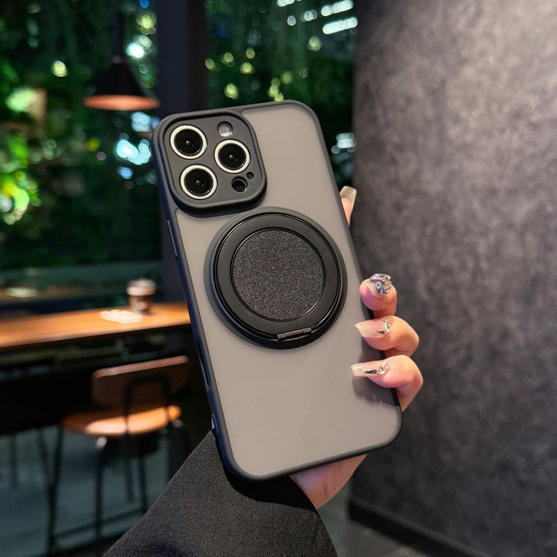 Manche de protection pour téléphone pivotant à aspiration magnétique