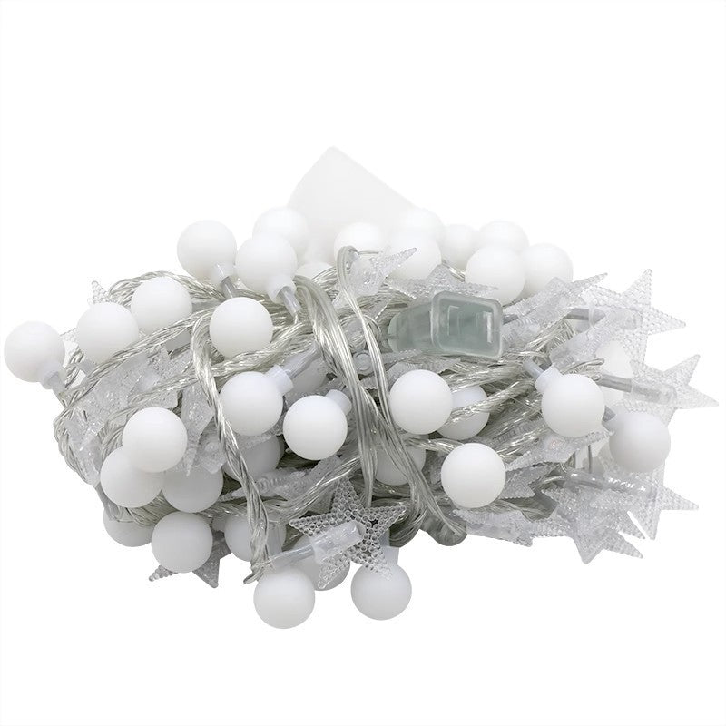 Lampes à cordes à LED alimentées par le solaire - Lampes Bubble Globe imperméables pour décoration extérieure