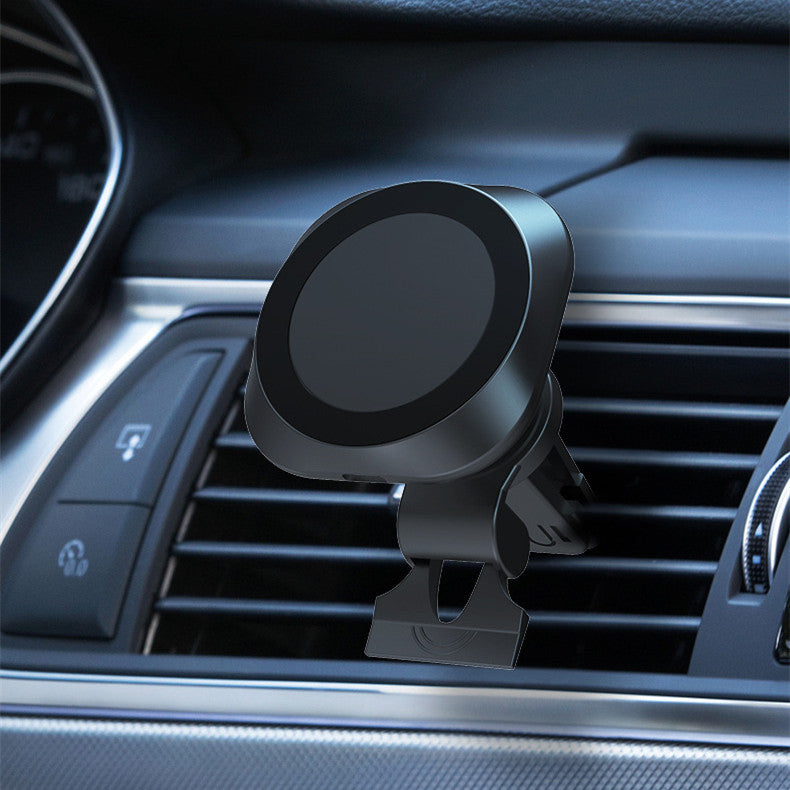 Chargeur de voiture sans fil magnétique noir