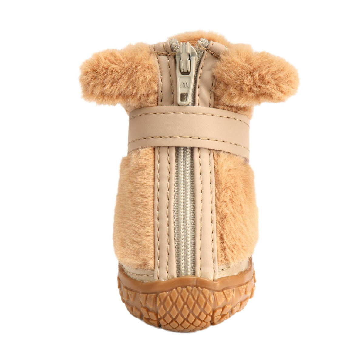 Chaussures de chien d'hiver en peluche bottes de chien mignon oreille décoration protecteurs de pattes pour la marche en plein air