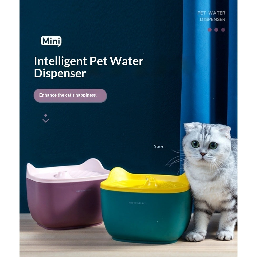 Fontaine d'eau pour animaux de compagnie intelligente et silencieuse