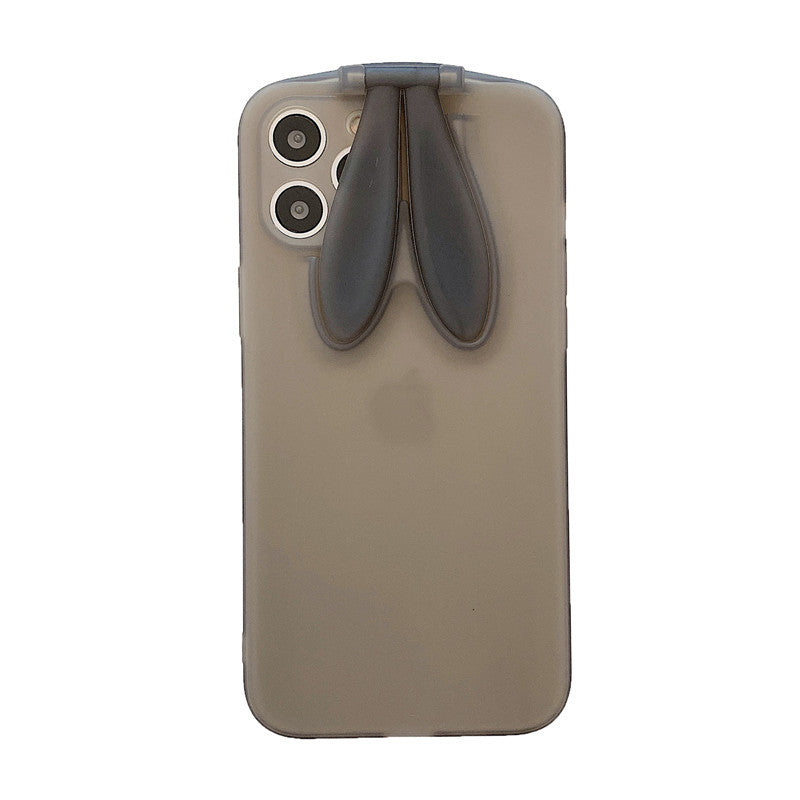 Cas de téléphone anti-goutte créative Bunny Ear Stand