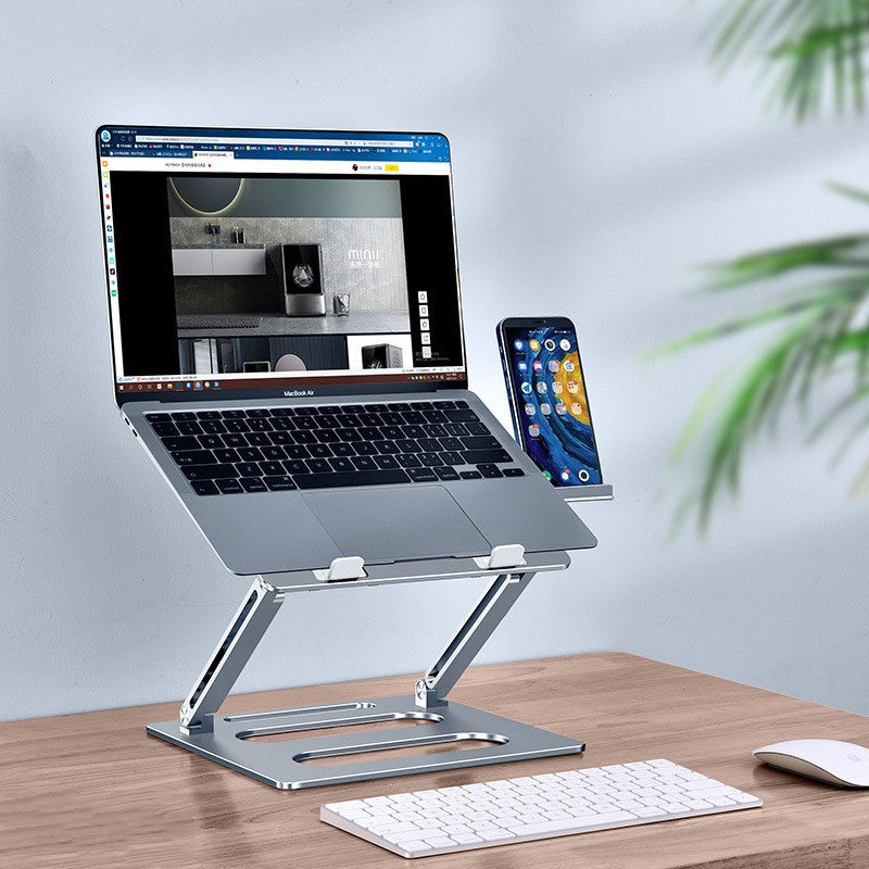 Table de levage réglable pour ordinateur portable en métal