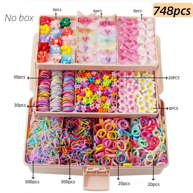 Enfants épingle à cheveux Coiffure Suit Princess Rubber Band Accessoires de cheveux Suit