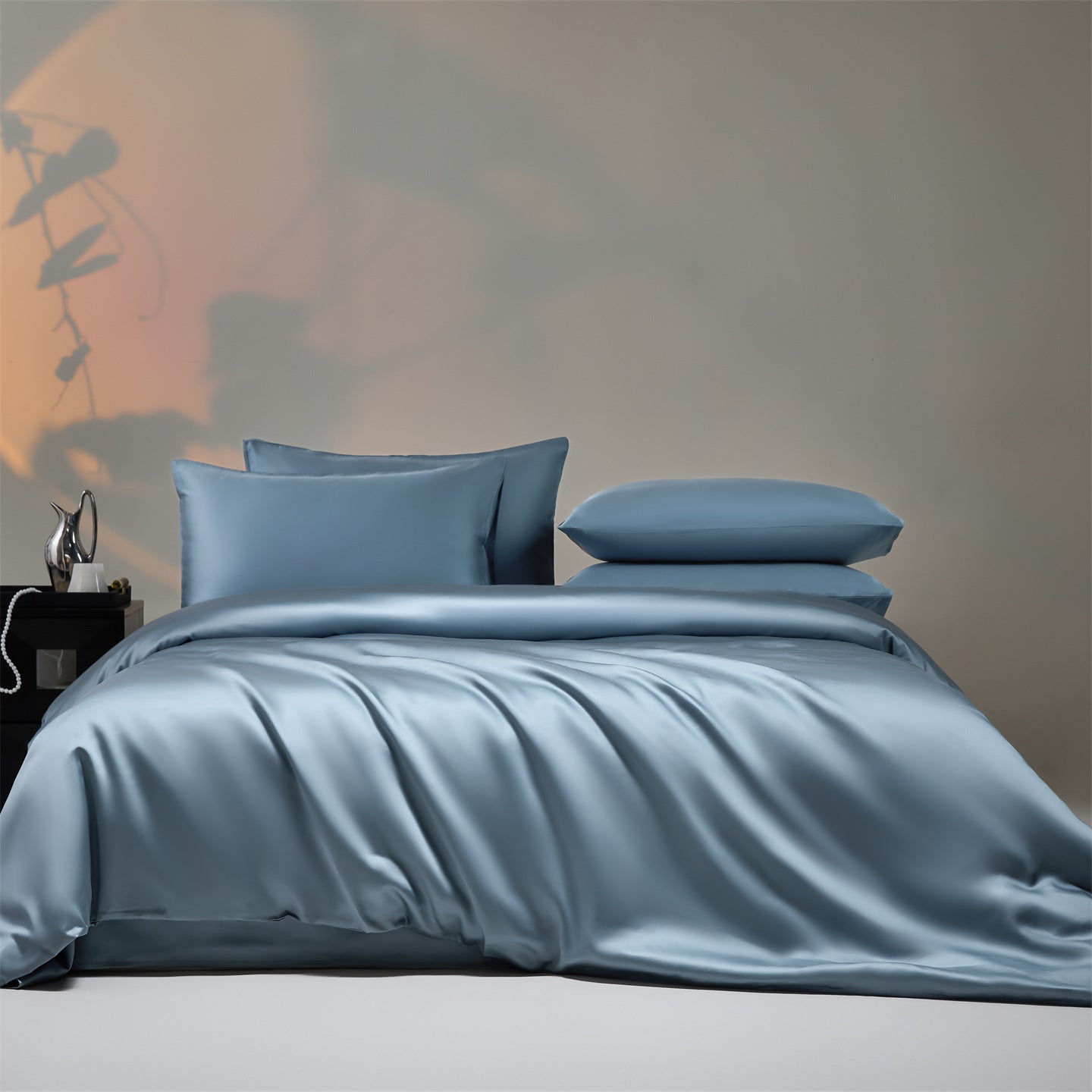 Luxury affordable haut de gamme Tencel Ensemble de literie de quatre pièces et couverture de couette