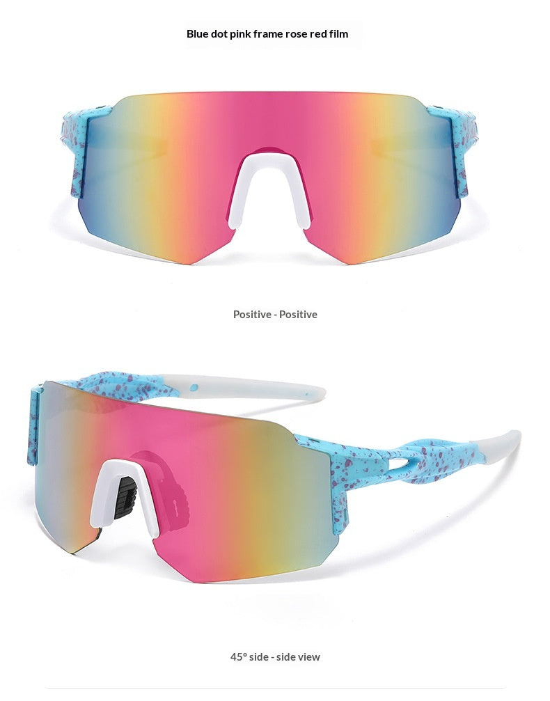 Lunettes de soleil enduites de couleur