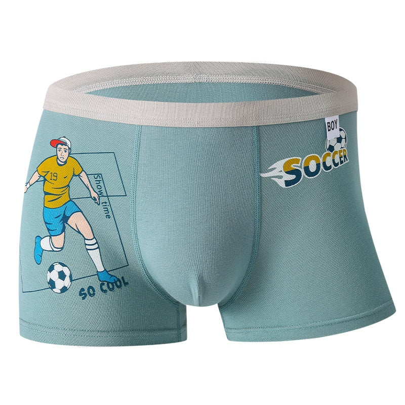 Short de culottes de coton pur garçon étudiant