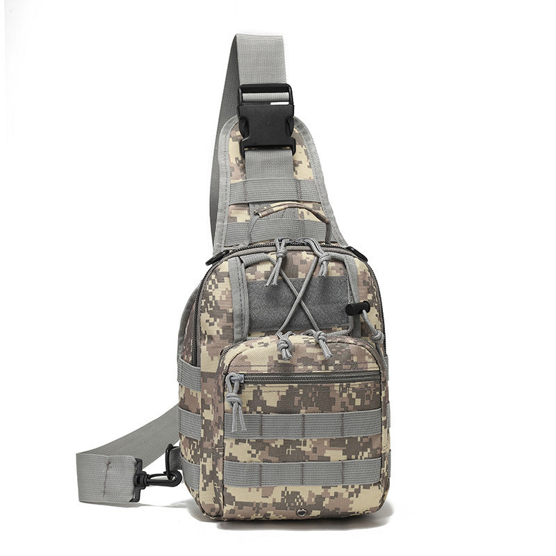 Sac à vélo Oxford Cloth Camouflage Sports de plein air Petit coffre Pannier Sac
