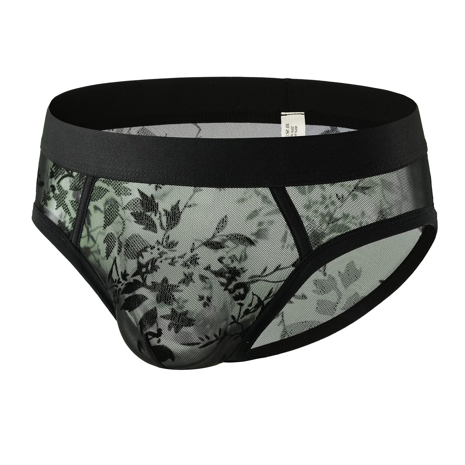 Sous-vêtements plus taille Sexy Hommes Sheer et séduisant Low-rise