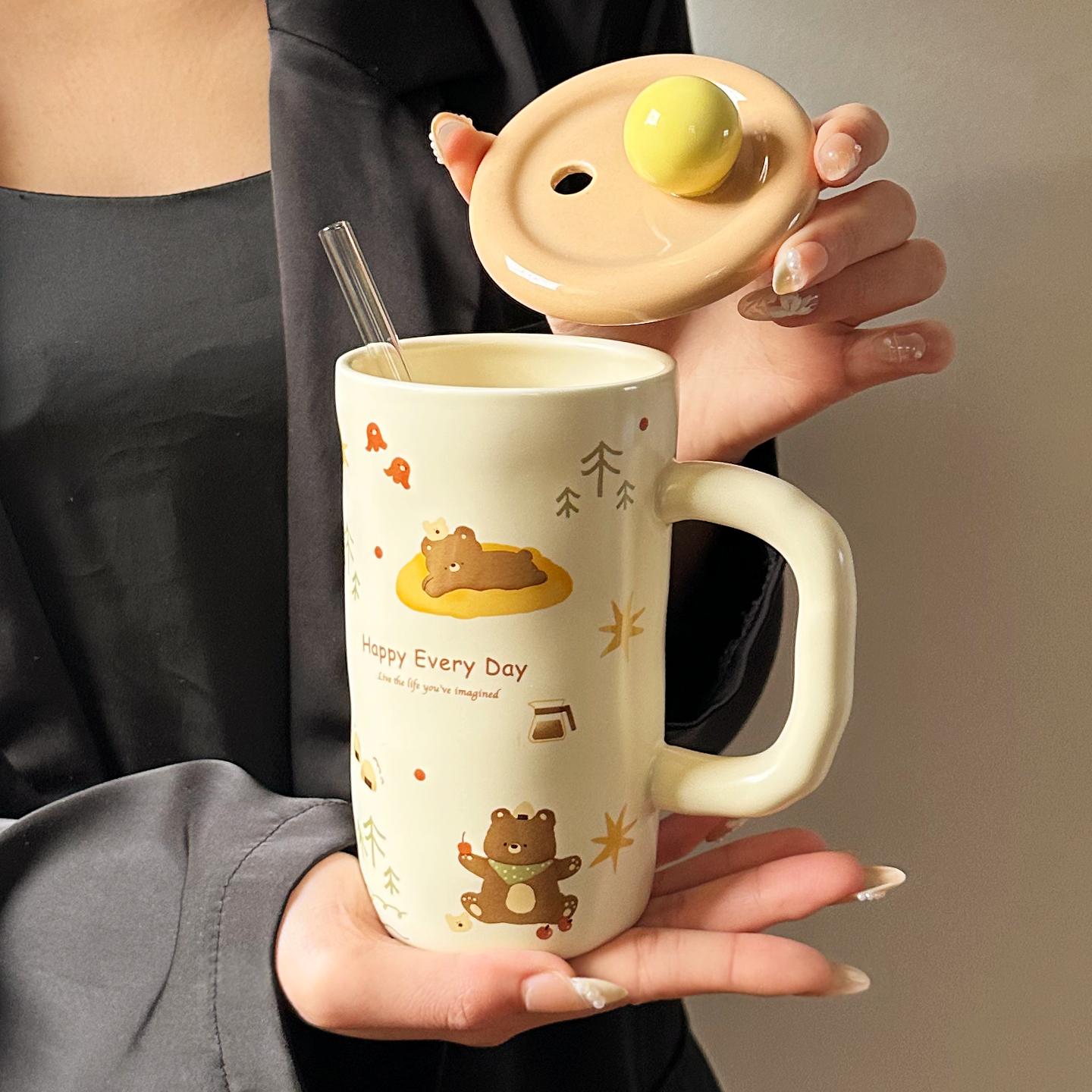 Coffret en céramique maison avec couvercle
