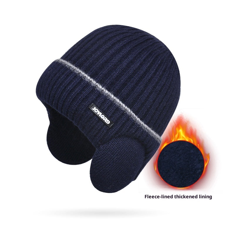 Chapeau casual en laine tricoté chaud pour hommes