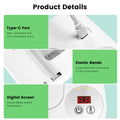 1Pc Baby Wipe Warmer avec 3 paramètres de température Type C Powered Baby Wipes Dispenser W