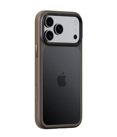 Applicable à 17ProMax Phone Case Skin Feeling Grosted Transparent magnétique résistant à la chute