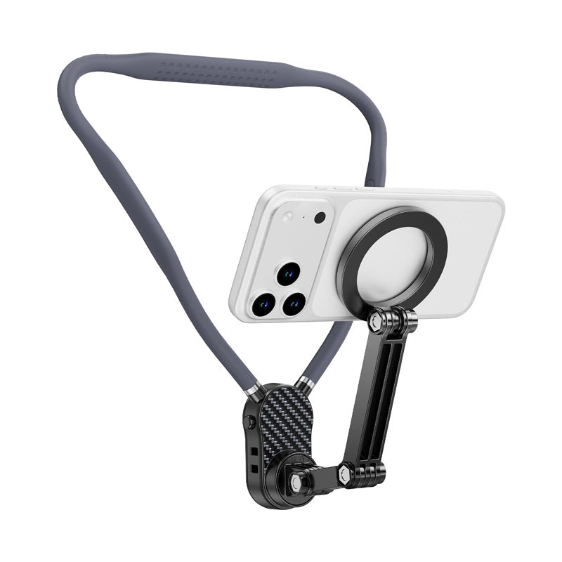 Support de téléphone simple et portable pour monture de collier magnétique