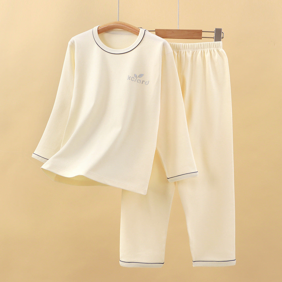 Pure Cotton Pajamas Autumn and Winter Homewear Set Loose and Casual