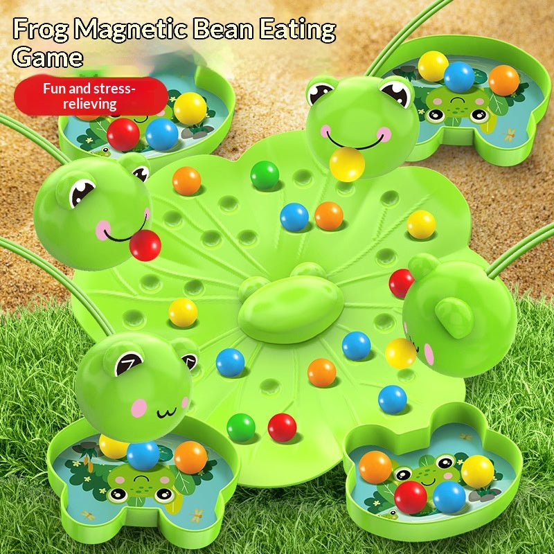 Jouet magnétique Grenouille Manger Haricots Éducation Jouet de jeu