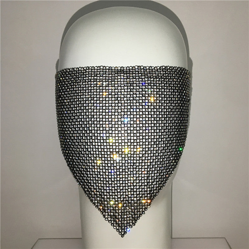 Personnalité Accessoires Tendance Masque de Strass