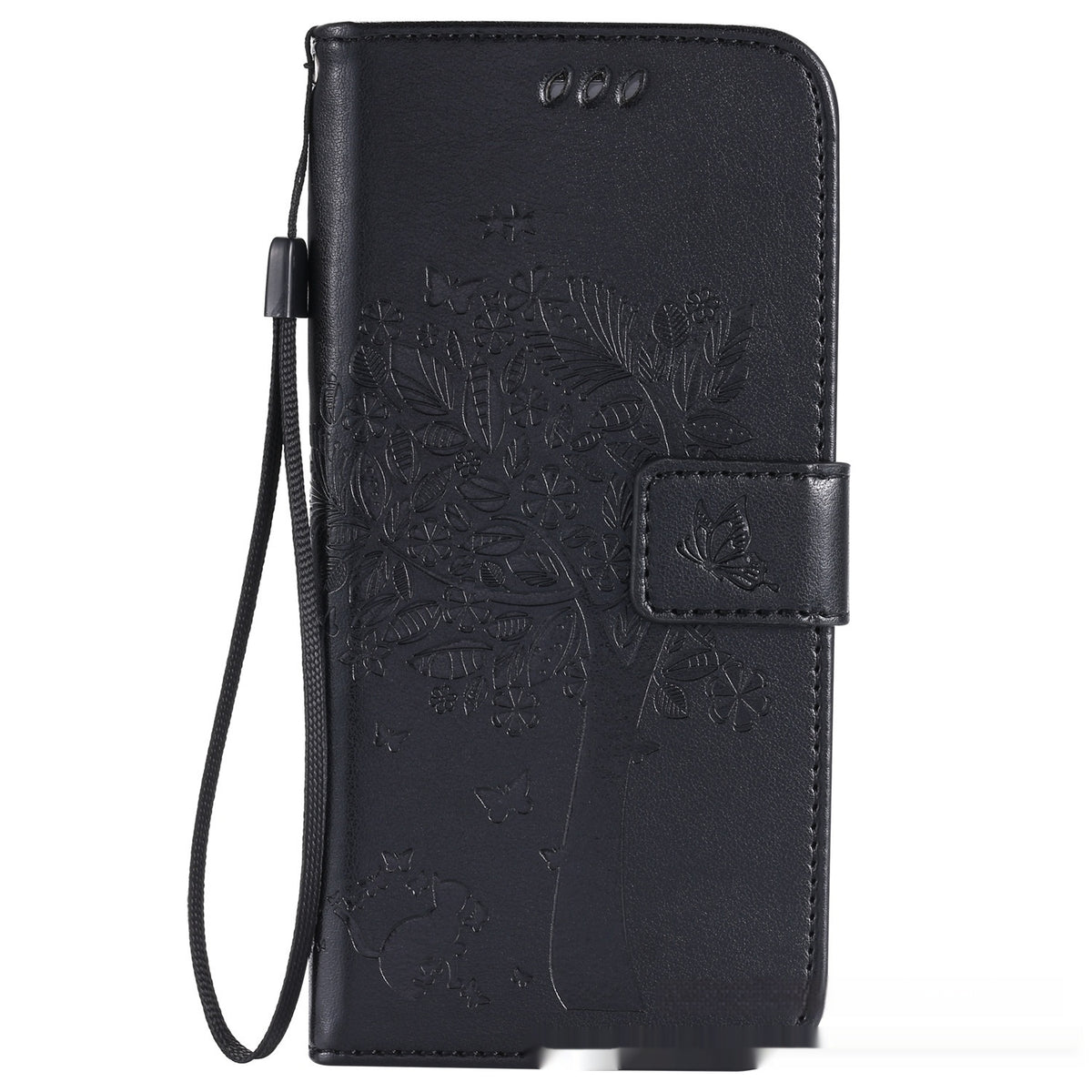 S23 Boite de téléphone mobile pour chat et arbre