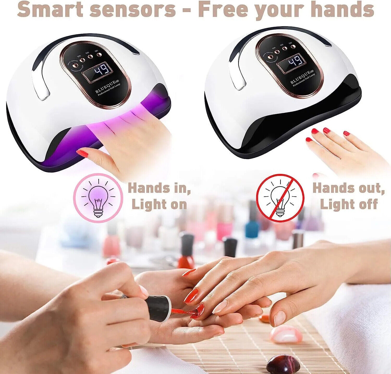 Professionelle UV-Nageltrocknerlampe Fr Acryl- Und Gel-Nagellack