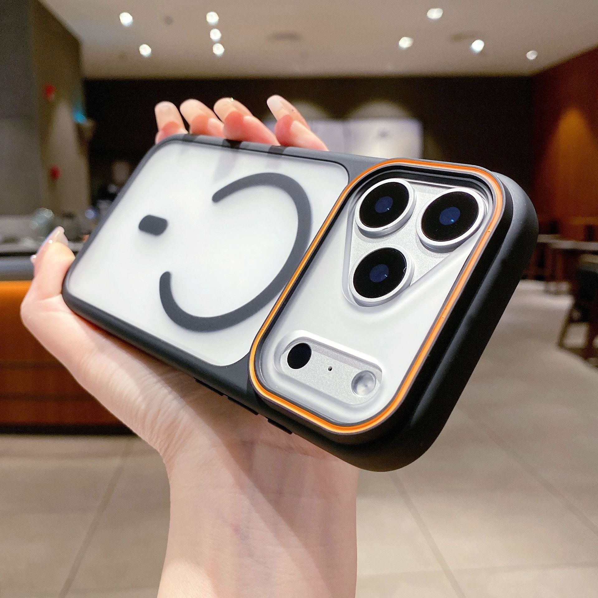 Smartphone grand écran magnétique Matte cas résistant à la goutte