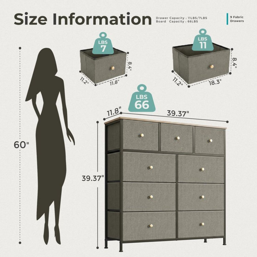 Dressing en tissu pour chambre