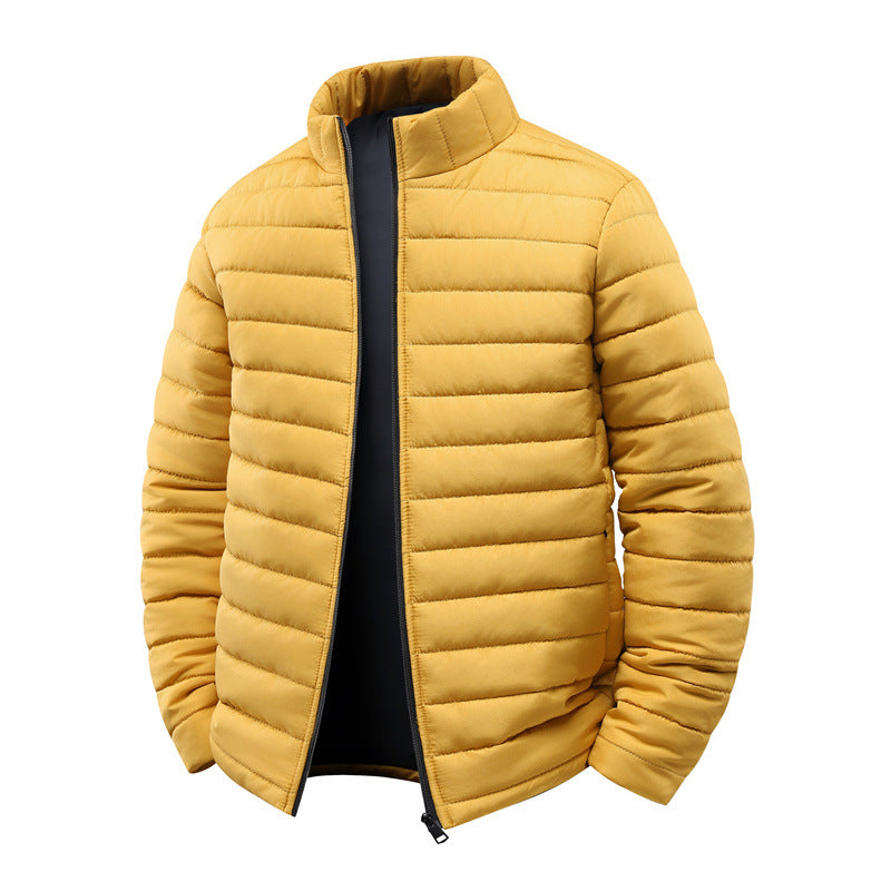 Unisex manteau de coton rembourré d'hiver avec un collier debout Et extra-liné pour chaud
