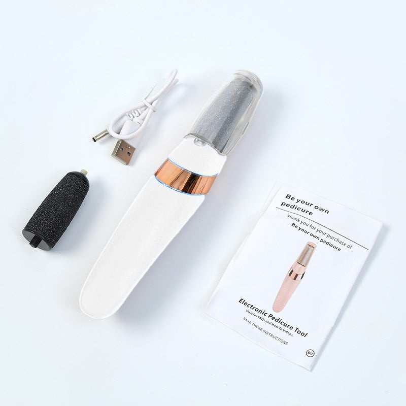 Callus et Dead Skin Remover Foot Scrubber Mini Fichier de pied électrique rechargeable
