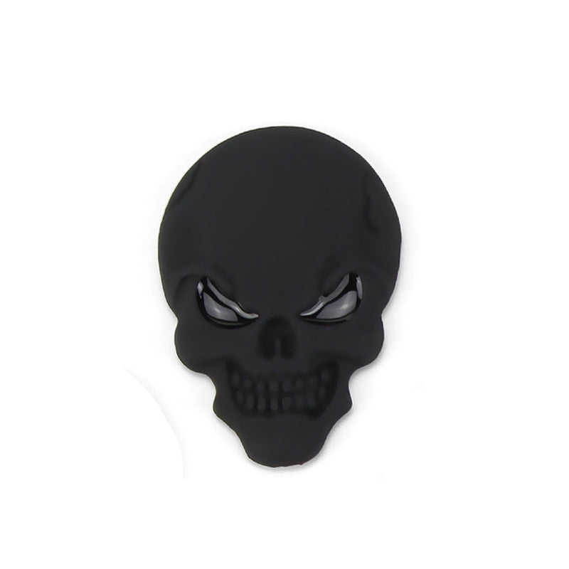 Auto Autocollant de crâne en métal Sticker du corps Red Eye Ghost Head