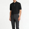 Hommes Soie Lyocell Tencel Blend T-shirt manches courtesBlouse