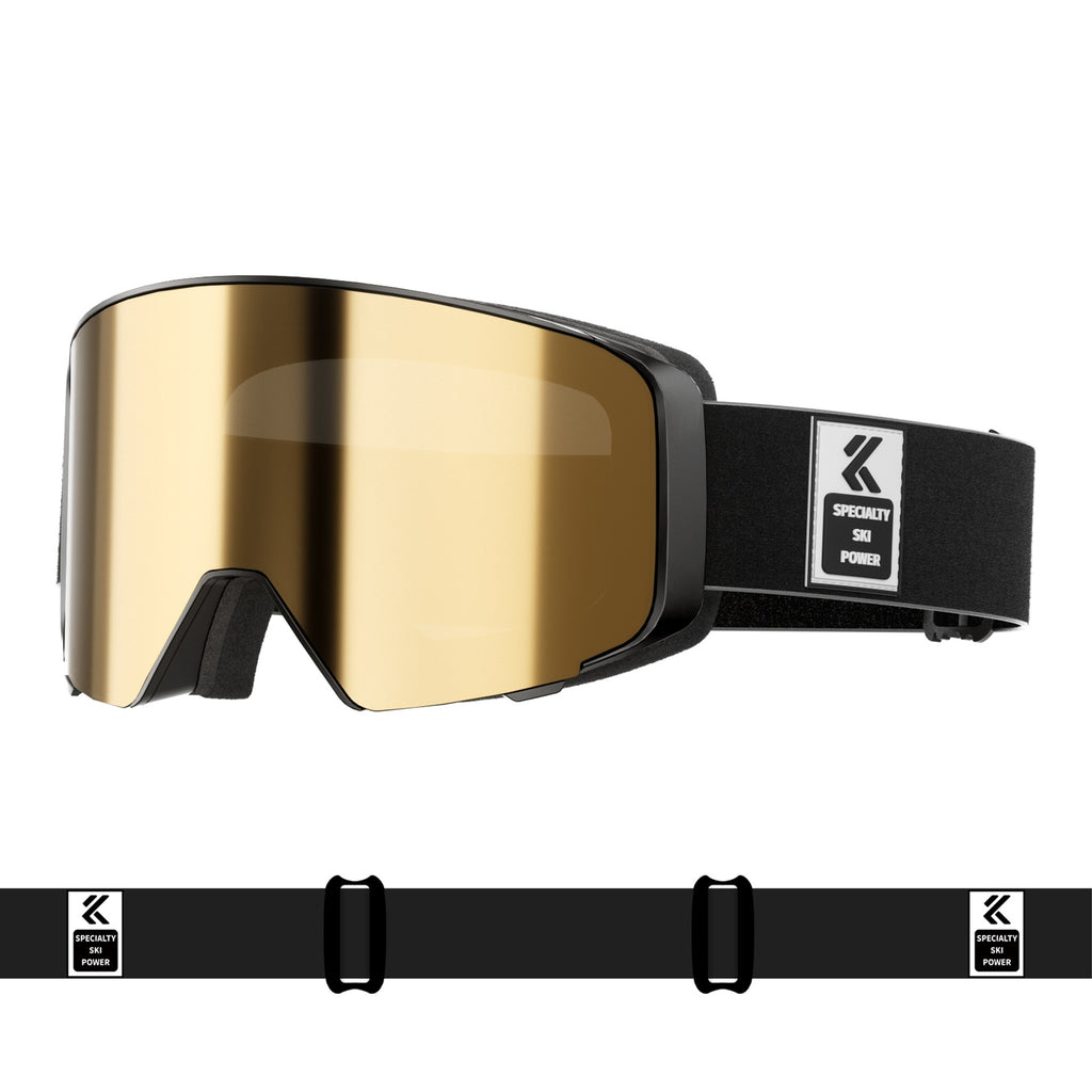 Lunettes de ski anti-buée professionnelles anti-vent