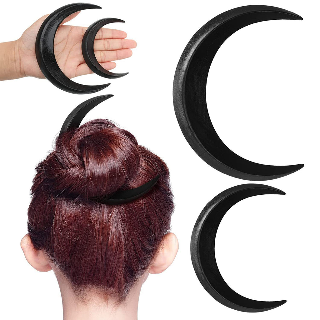 Barrettes à épingle à cheveux en forme de croissant