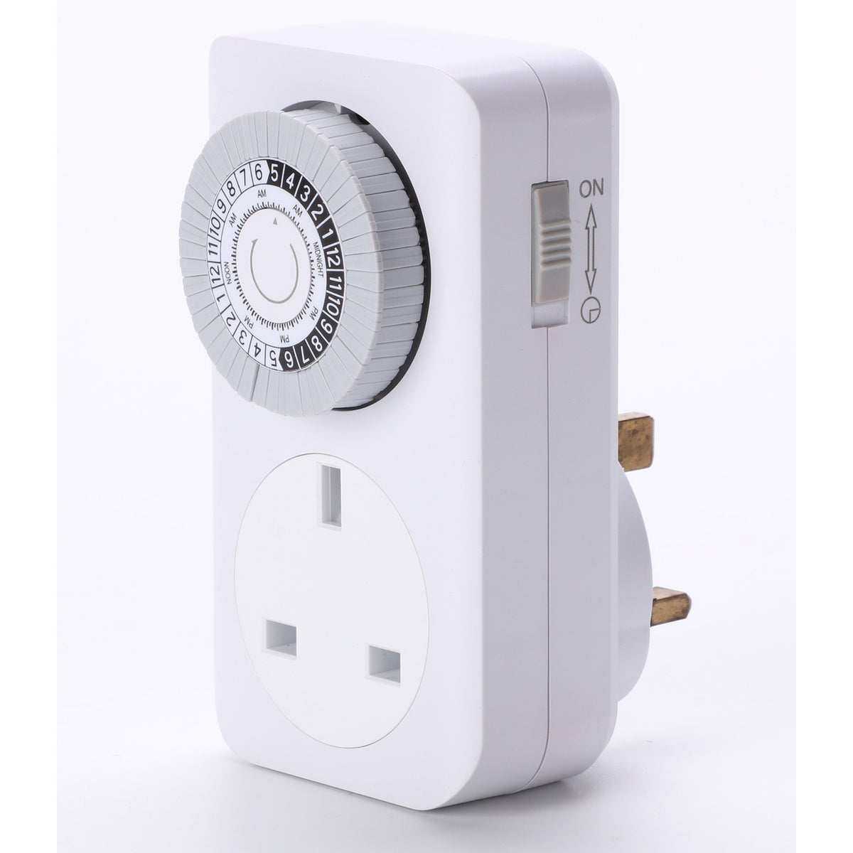 4 Pack 24 Hour 24HR Mains Timer Socket Clock UK Socket 3 Pin Plug 13A UK