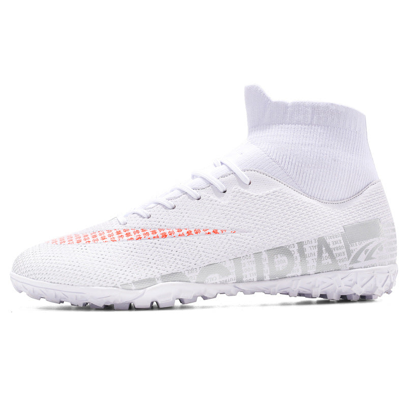 Chaussures de soccer de taille plus homme High Top AG Spikes