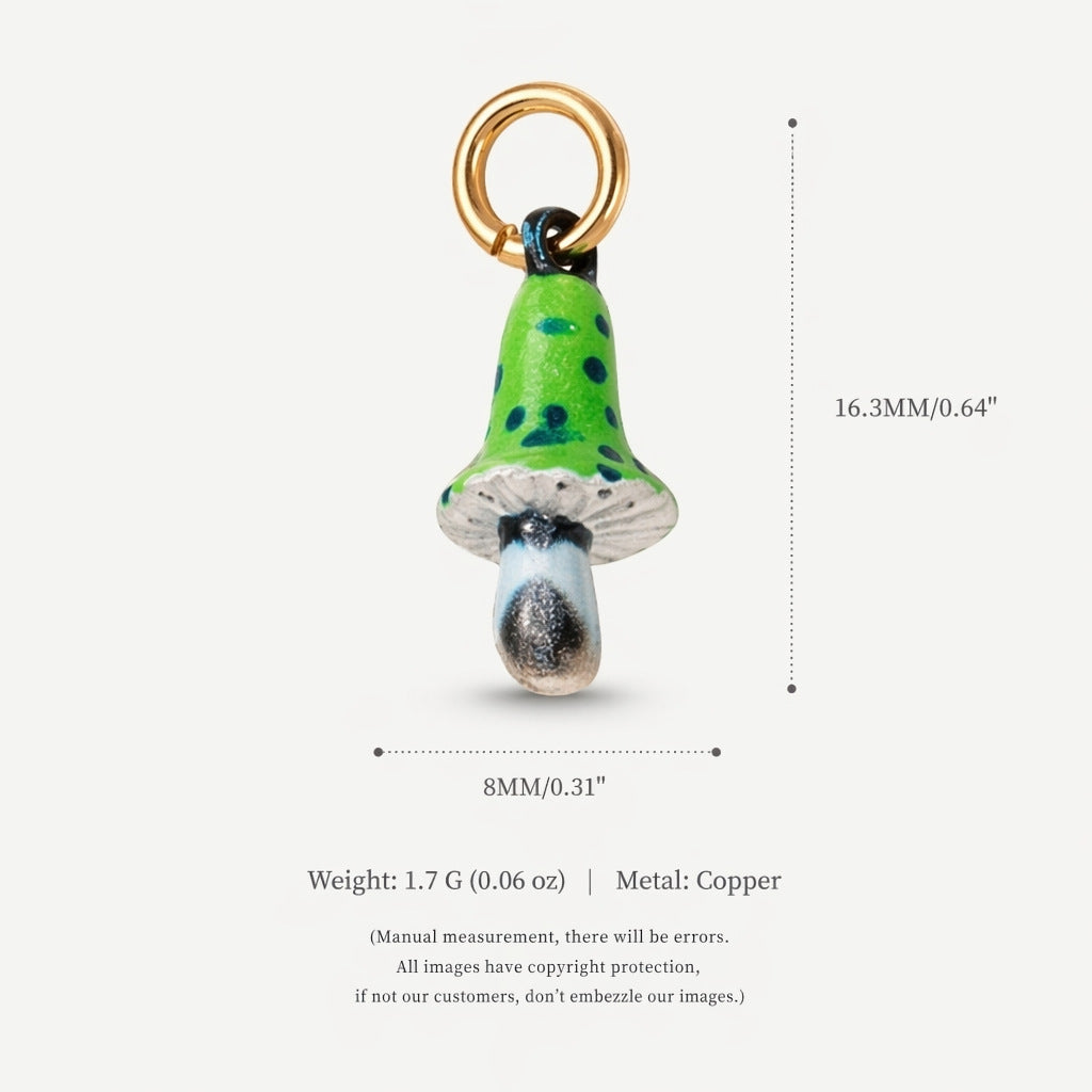 Accessoire de pendentif couleur mode pour champignons