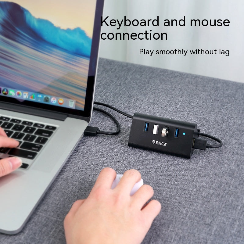 Déconcentrateur USB Support haute vitesse Multi-interface Hub externe
