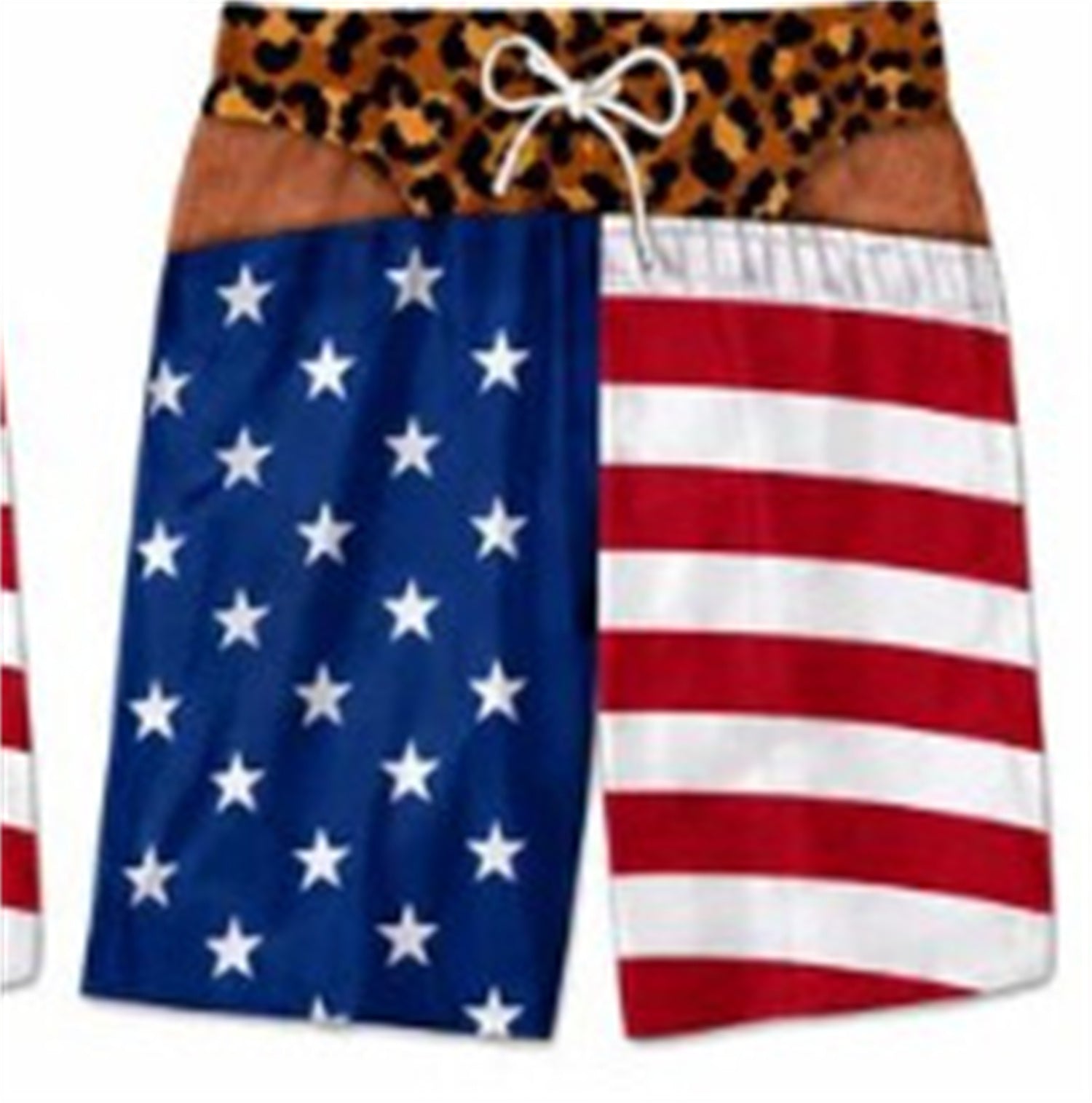 Short casual respirant imprimé homme