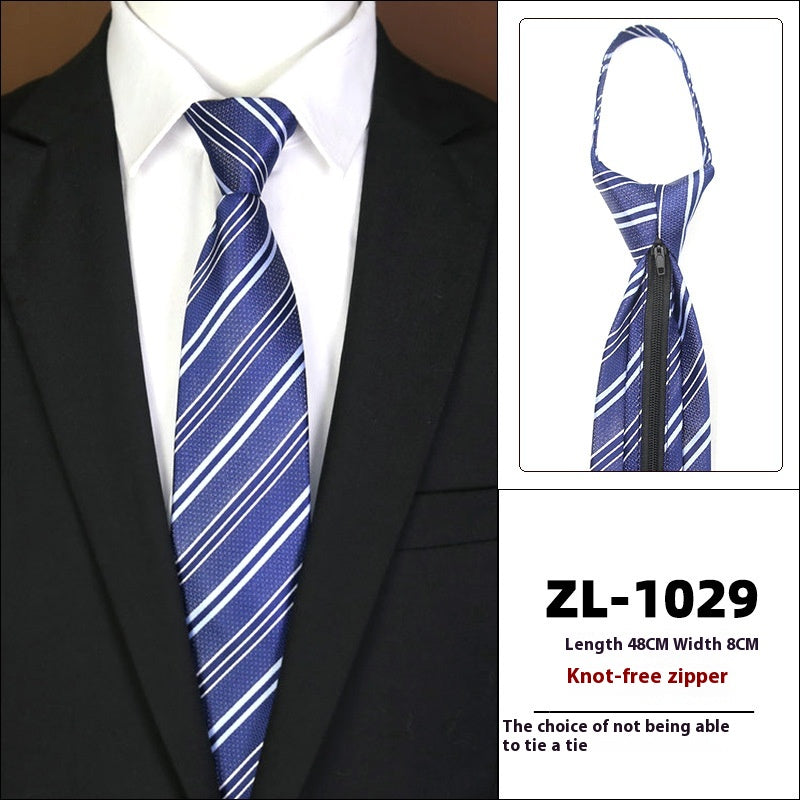 L'usure formelle pour hommes Business Zipper Tie-free