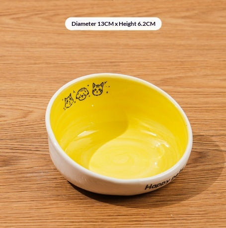 Ceramic Bowl Set Elévated Pet Bowls Food Bowl et Water Bowl pour chiens et chats