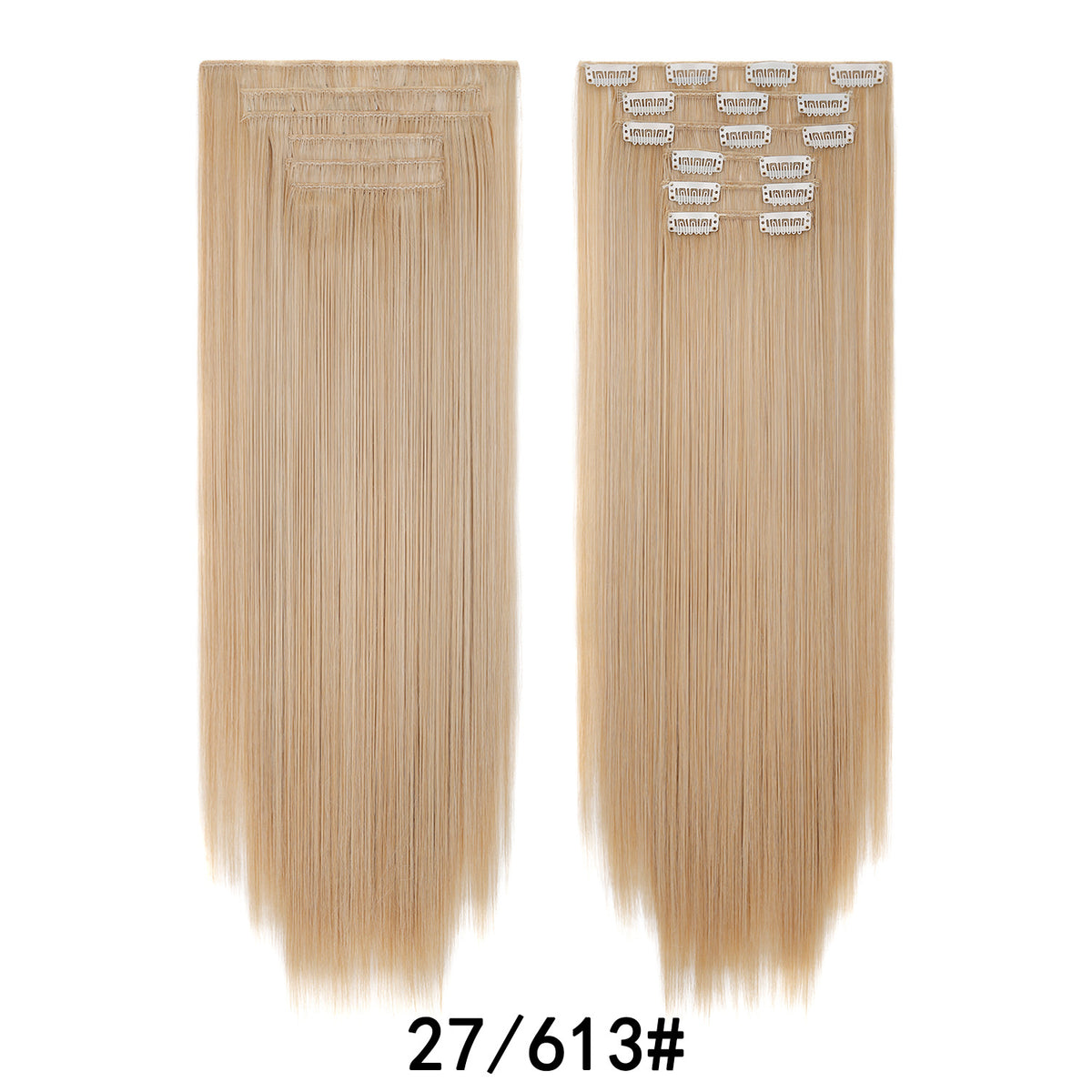 Ensemble d'extensions capillaires 6-pièces