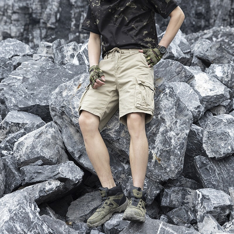 Pantalon de travail léger avec poches multiples pour hommes