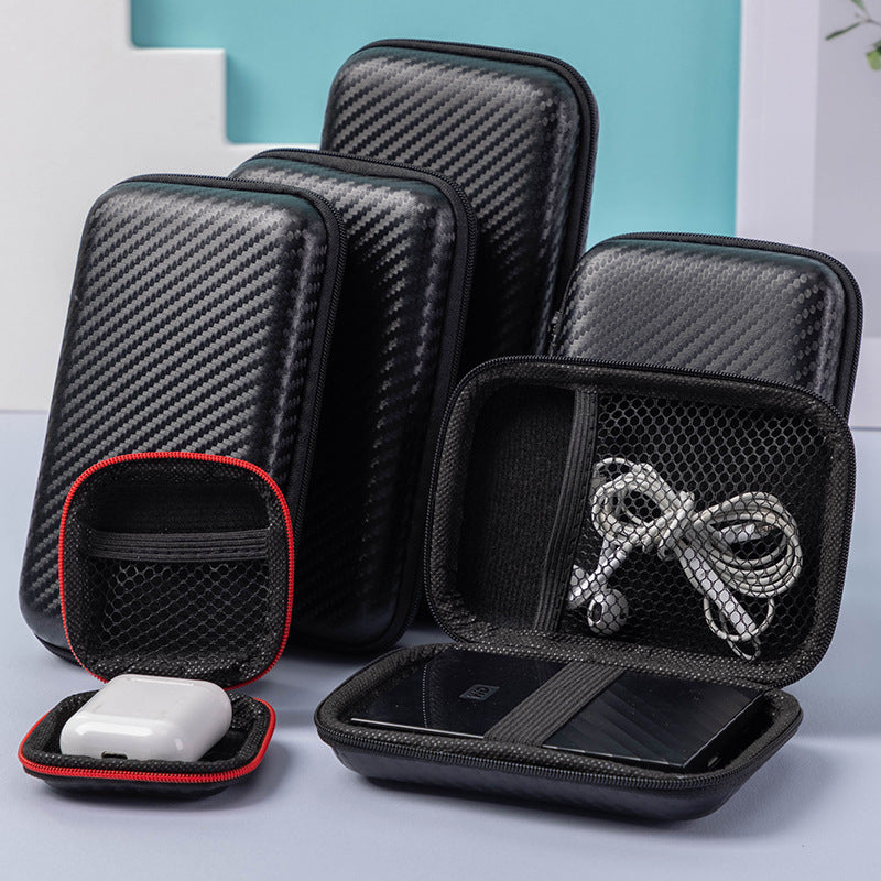 Sac de rangement de câble de données d'oreille portable chargeur