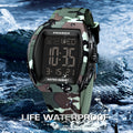 Multifunctional Men's Electronic Digital Watch for Students